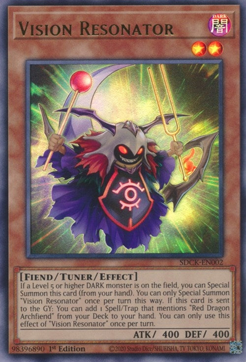 Vision Resonator (2) (SDCK) - YuGiOh Single
