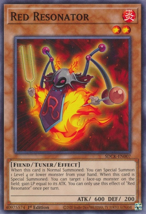 Red Resonator (7) (SDCK) - YuGiOh Single
