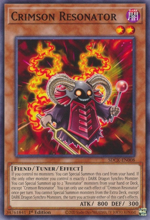 Crimson Resonator (8) (SDCK) - YuGiOh Single