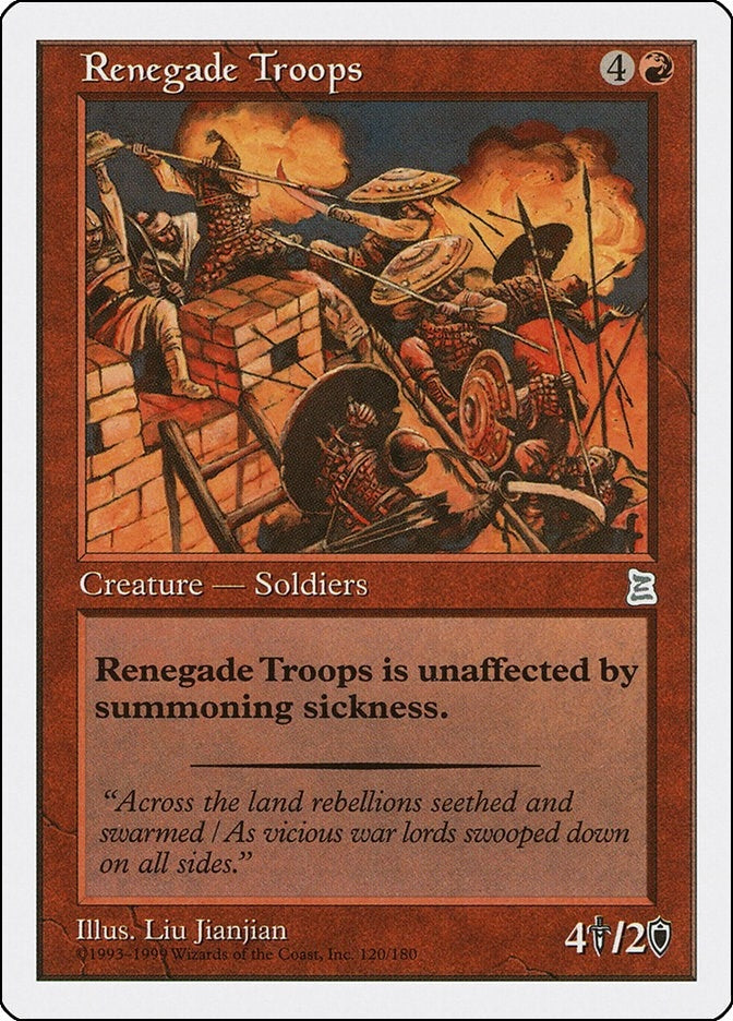 Renegade Troops (120) [PTK] - MTG Single