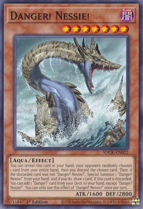 Danger! Nessie! (22) (SDCK) - YuGiOh Single