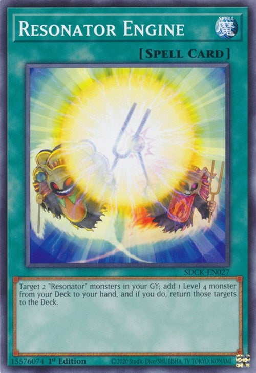 Resonator Engine (27) (SDCK) - YuGiOh Single