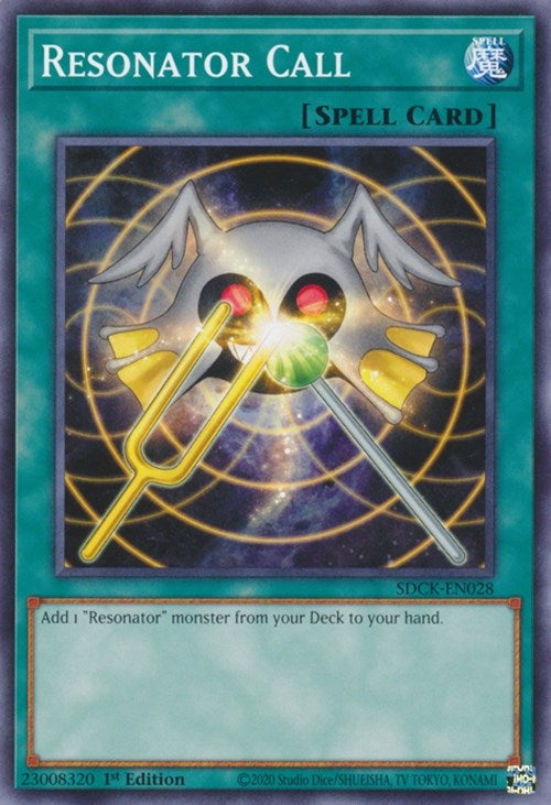 Resonator Call (28) (SDCK) - YuGiOh Single