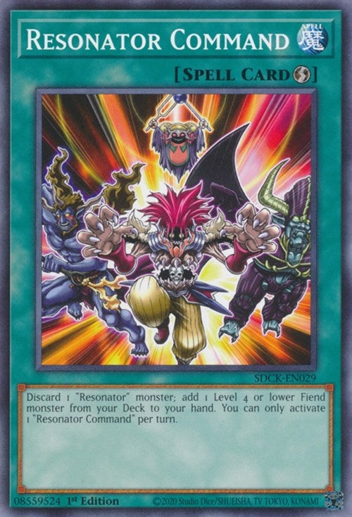 Resonator Command (29) (SDCK) - YuGiOh Single