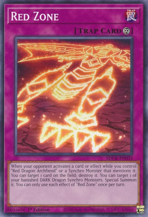 Red Zone (33) (SDCK) - YuGiOh Single