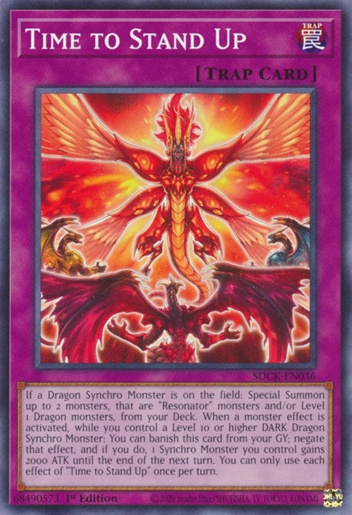 Time to Stand Up (36) (SDCK) - YuGiOh Single