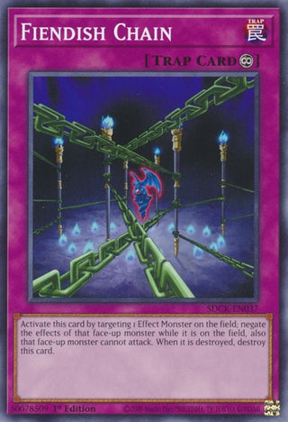 Fiendish Chain (37) (SDCK) - YuGiOh Single