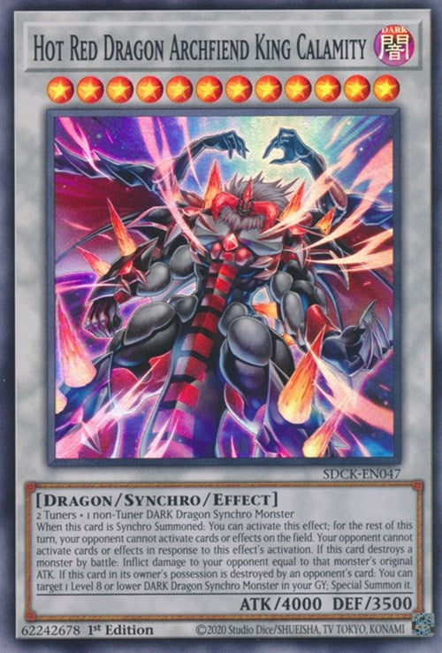 Hot Red Dragon Archfiend King Calamity (47) (SDCK) - YuGiOh Single