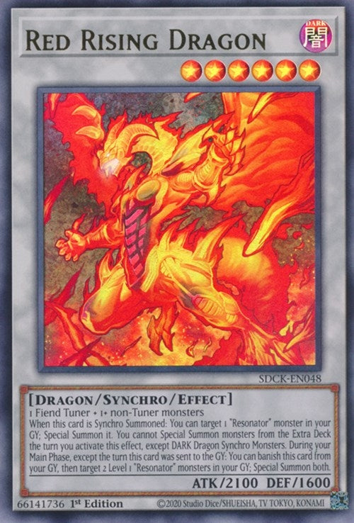 Red Rising Dragon (48) (SDCK) - YuGiOh Single