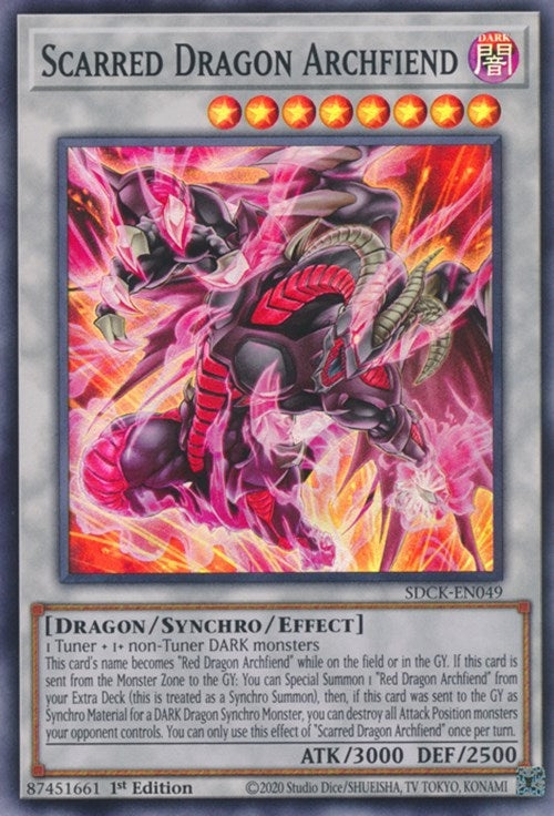 Scarred Dragon Archfiend (49) (SDCK) - YuGiOh Single