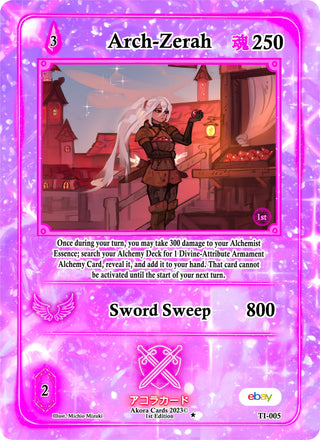 Arch-Zerah (5) (TIE1E) - Akora TCG Single