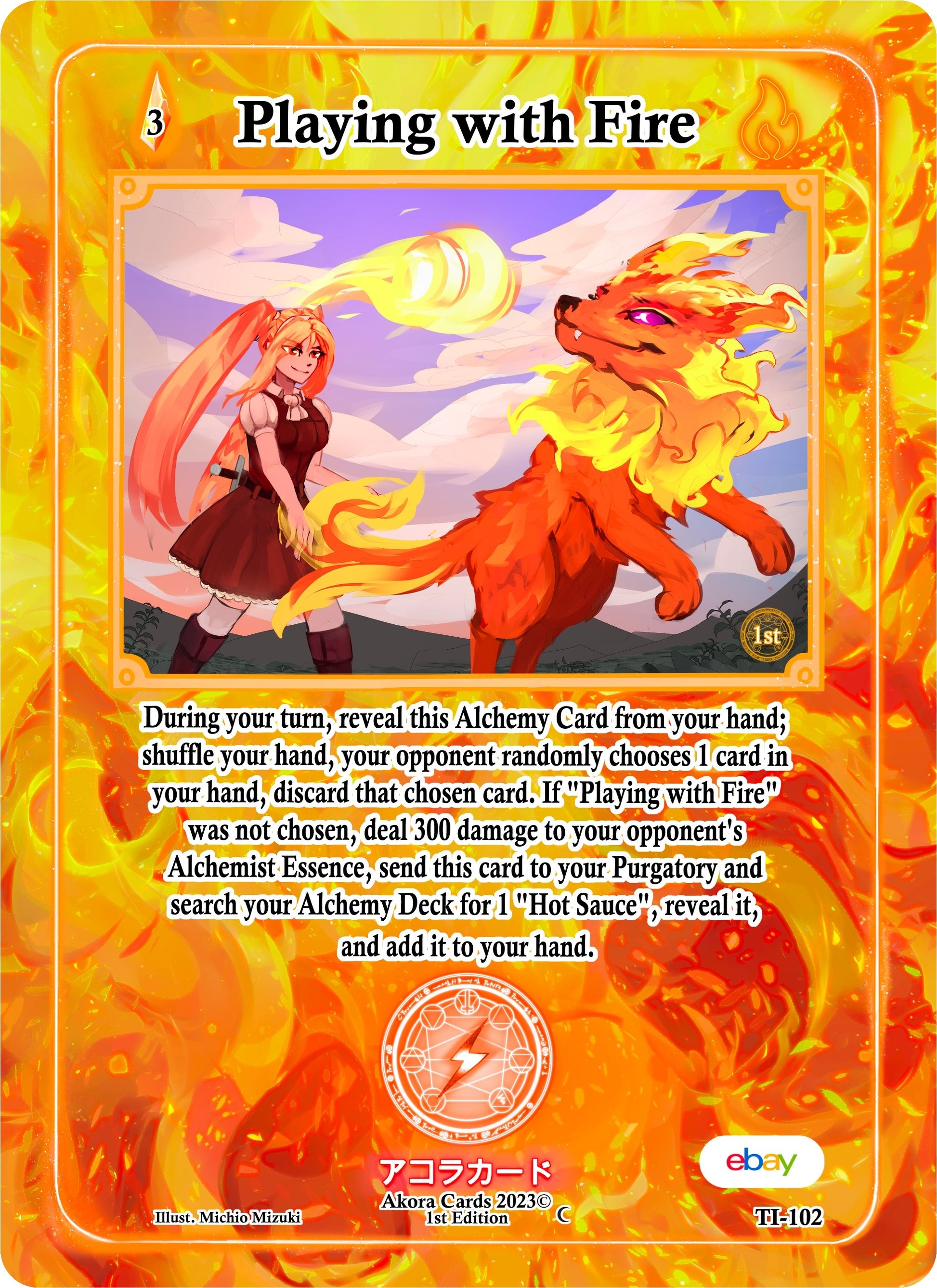 Playing with Fire (102) (TIE1E) - Akora TCG Single