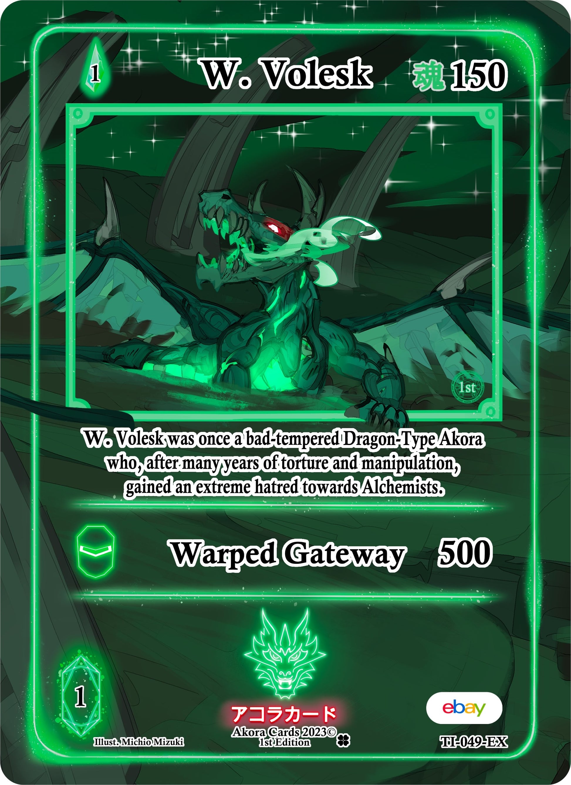 W. Volesk (Extended Art) (49) (TIE1E) - Akora TCG Single