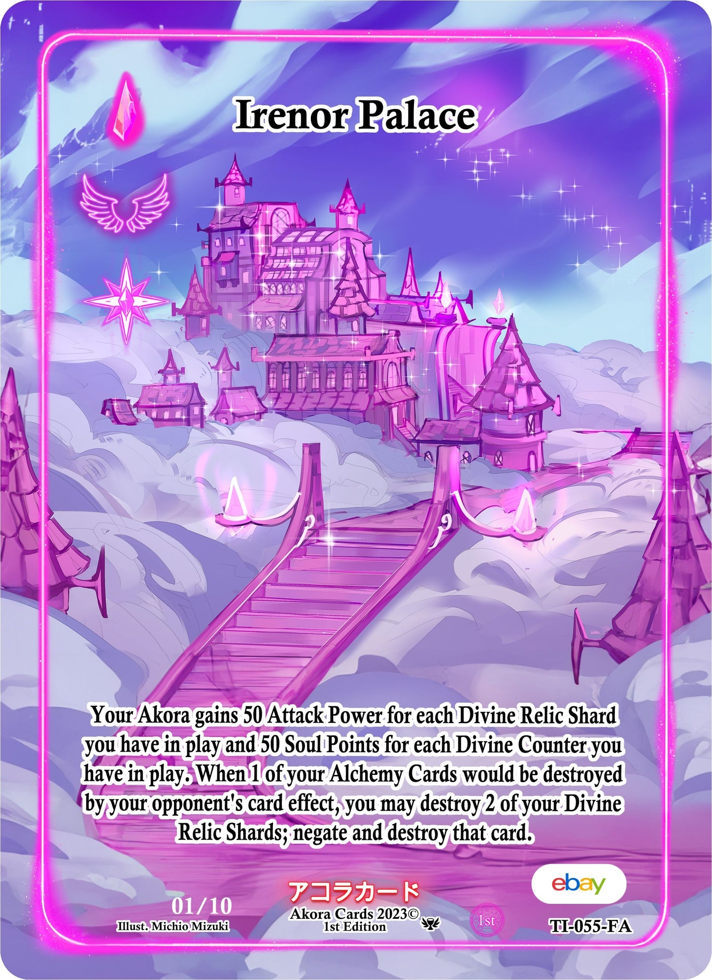 Irenor Palace (Full Art) (Serial Numbered) (55) (TIE1E) - Akora TCG Single
