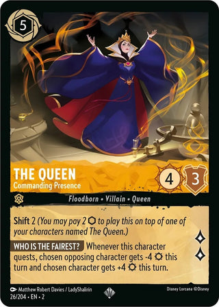 The Queen - Commanding Presence (26) (2) - Disney Lorcana Single