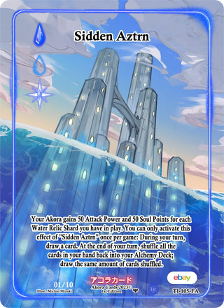Sidden Aztrn (Full Art) (Serial Numbered) (105) (TIE1E) - Akora TCG Single