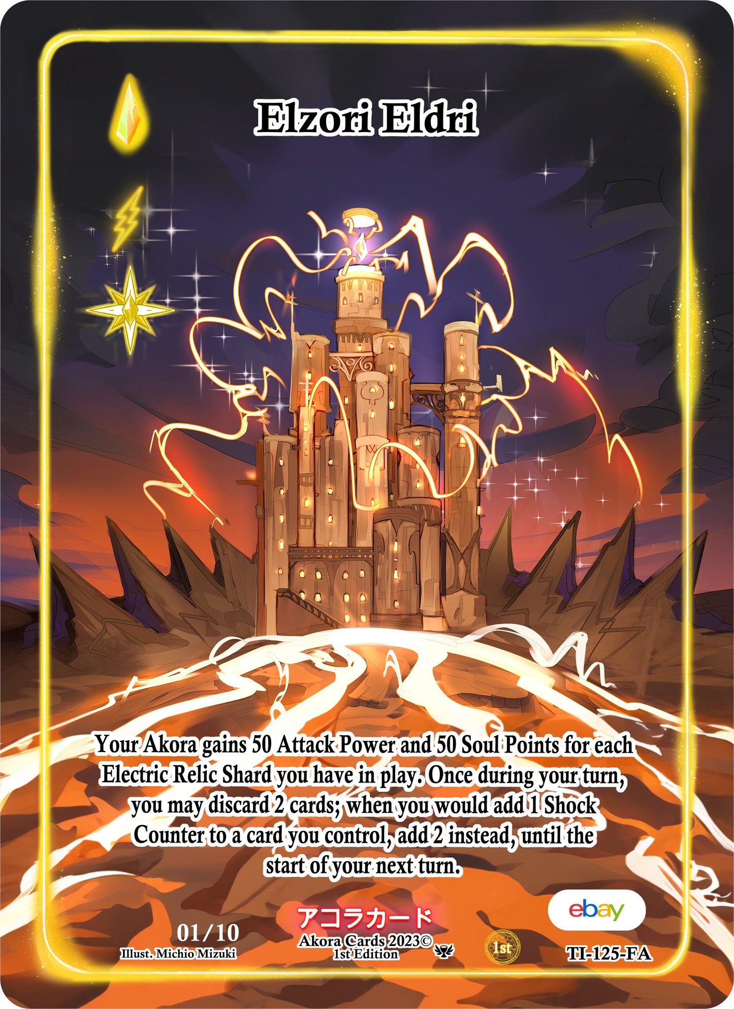 Elzori Eldri (Full Art) (Serial Numbered) (125) (TIE1E) - Akora TCG Single