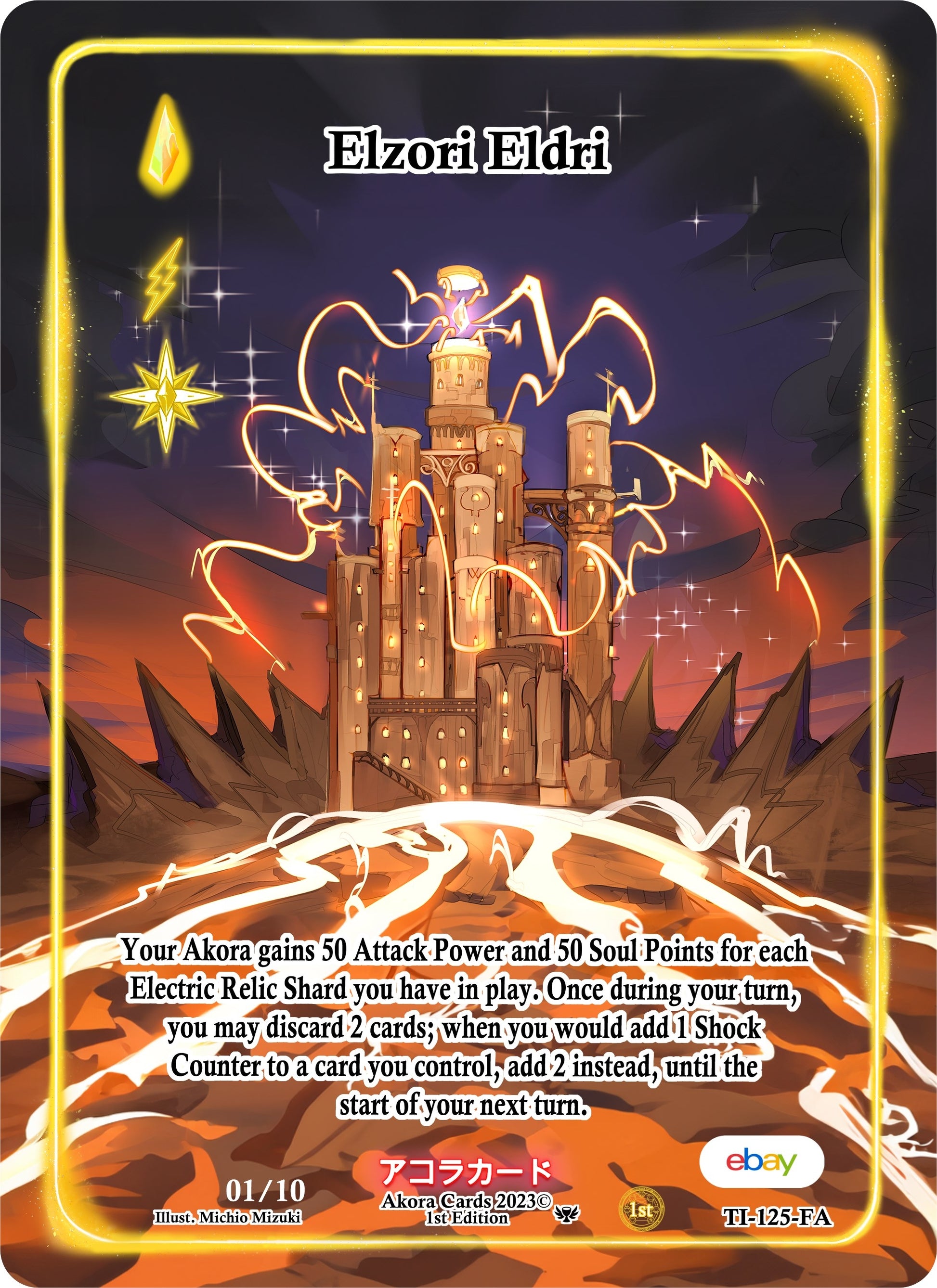 Elzori Eldri (Full Art) (Serial Numbered) (125) (TIE1E) - Akora TCG Single