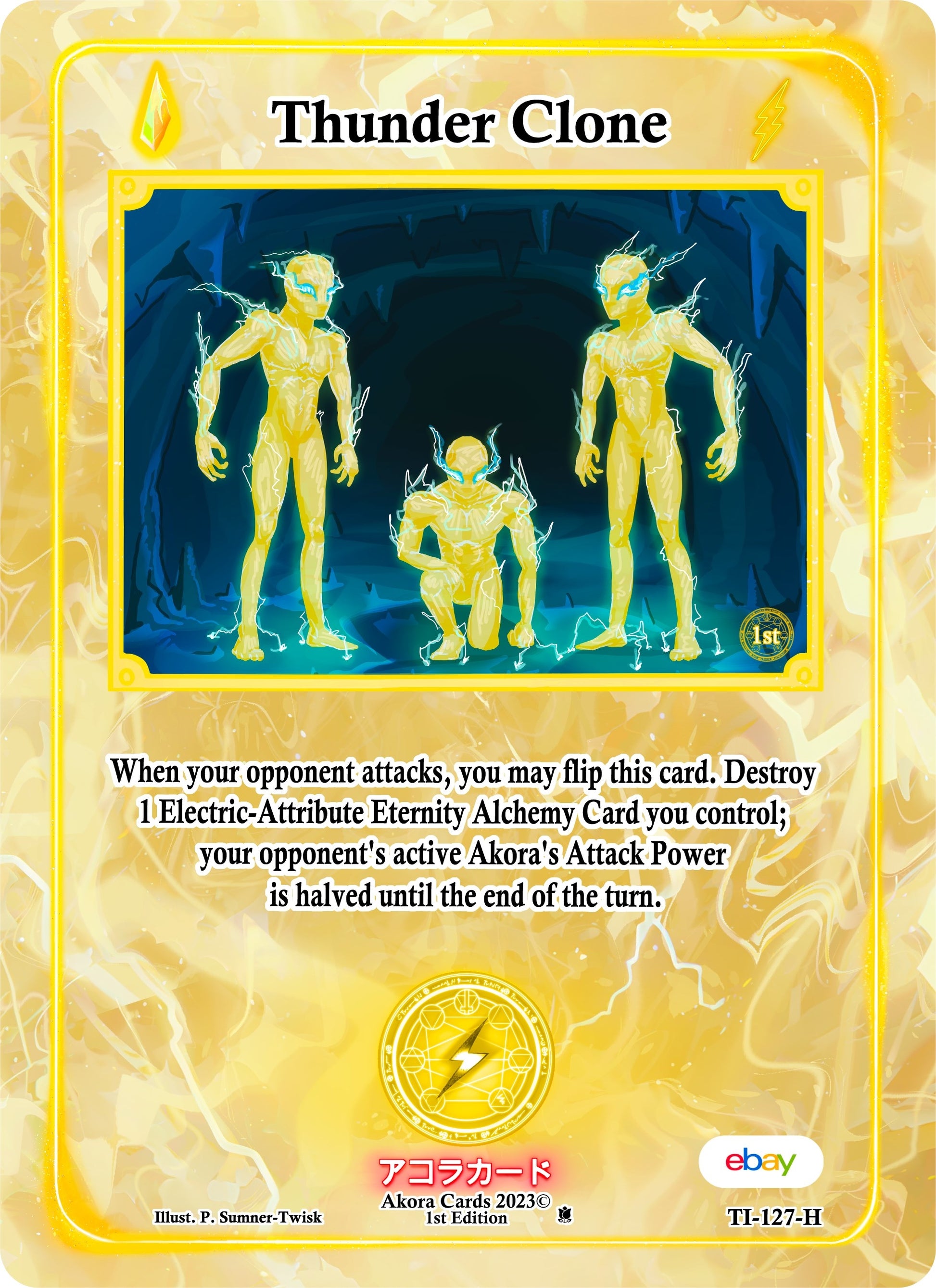 Thunder Clone (Holo) (127) (TIE1E) - Akora TCG Single