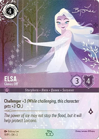 Elsa - Gloves Off (Alternate Art) (19) (D100) - Disney Lorcana Single