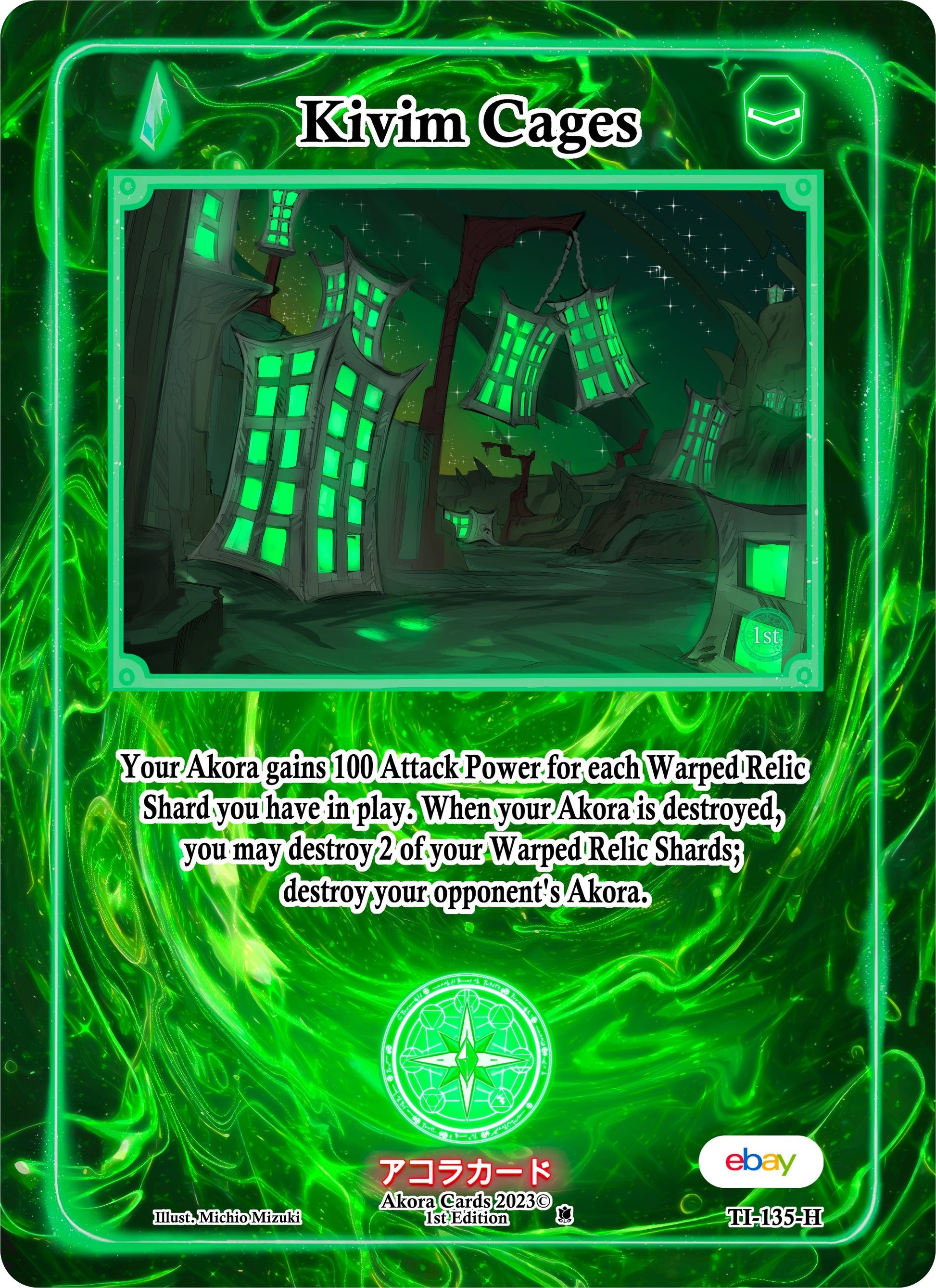 Kivim Cages (Holo) (135) (TIE1E) - Akora TCG Single