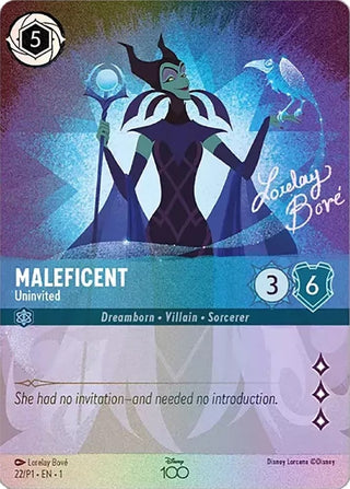 Maleficent - Uninvited (Alternate Art) (22) (D100) - Disney Lorcana Single