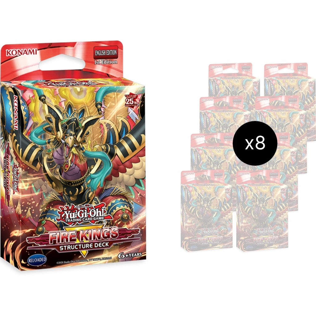 Fire Kings Structure Deck Display [1st Edition] (SR14) - YuGiOh Sealed