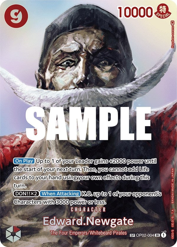 Edward.Newgate (SP) (2004) (OP04) - One Piece Card Game Single