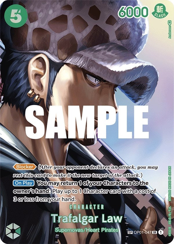 Trafalgar Law (SP) (1047) (OP04) - One Piece Card Game Single