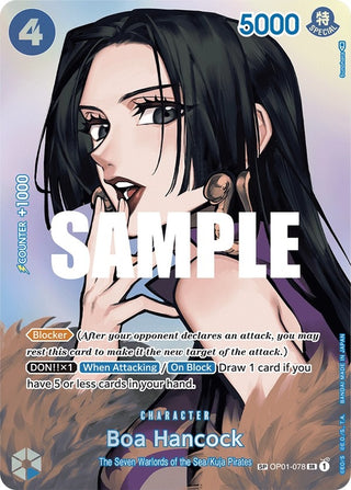 Boa Hancock (SP) (1078) (OP04) - One Piece Card Game Single