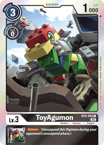 ToyAgumon (Resurgence Booster Reprint) (2055) [RB-01] - Digimon Card Game Single