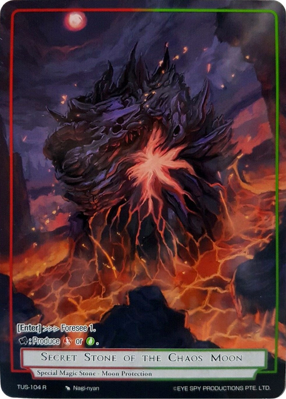 Secret Stone of the Chaos Moon (Reprint) (104) [CST] - Force of Will Single