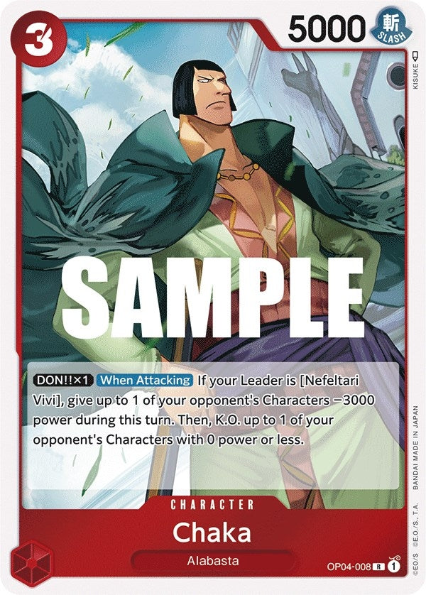 Chaka (4008) (OP04) - One Piece Card Game Single