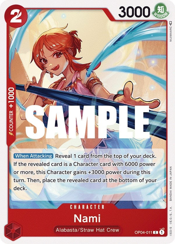 Nami (4011) (OP04) - One Piece Card Game Single