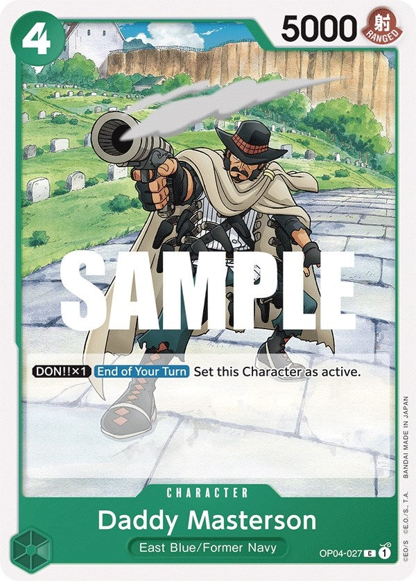 Daddy Masterson (4027) (OP04) - One Piece Card Game Single