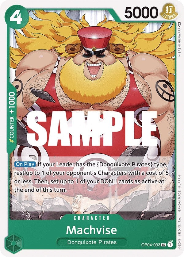 Machvise (4033) (OP04) - One Piece Card Game Single