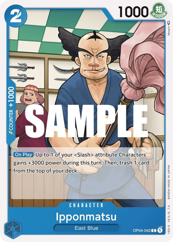 Ipponmatsu (4042) (OP04) - One Piece Card Game Single