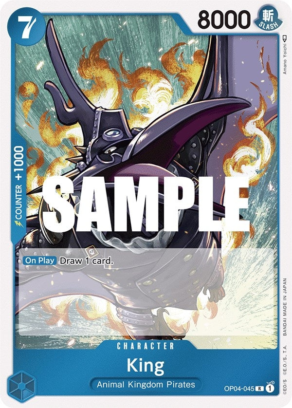 King (4045) (OP04) - One Piece Card Game Single