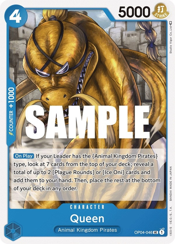 Queen (046) (4046) (OP04) - One Piece Card Game Single