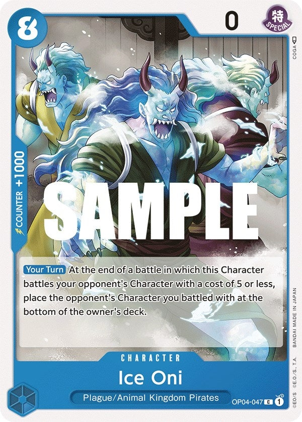Ice Oni (4047) (OP04) - One Piece Card Game Single
