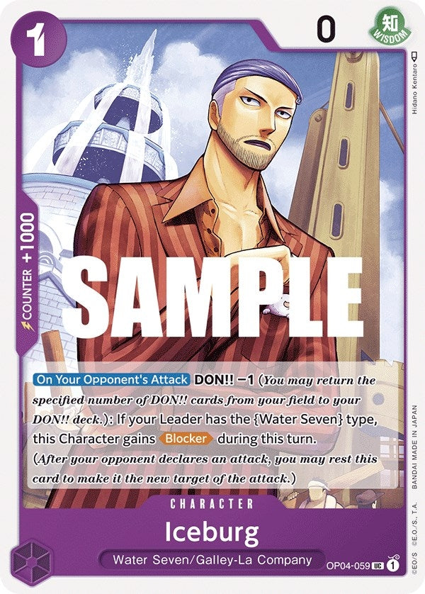 Iceburg (4059) (OP04) - One Piece Card Game Single