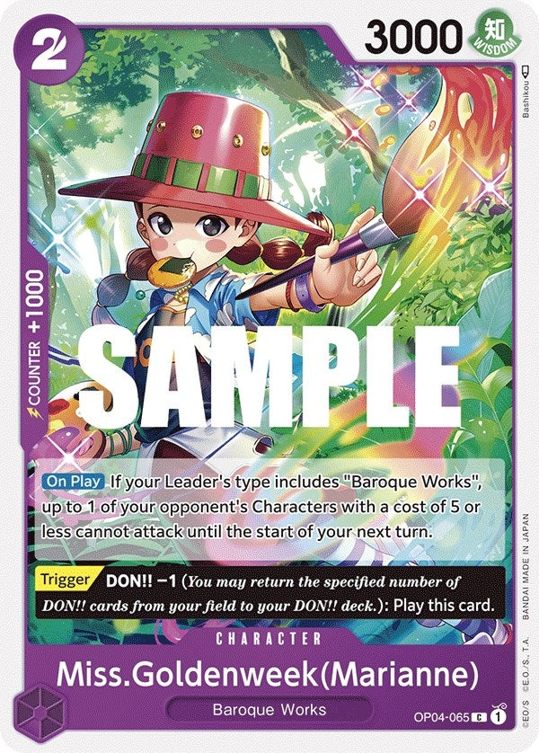 Miss.Goldenweek(Marianne) (4065) (OP04) - One Piece Card Game Single