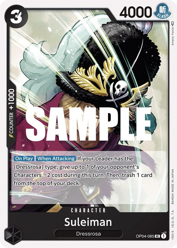 Suleiman (4085) (OP04) - One Piece Card Game Single