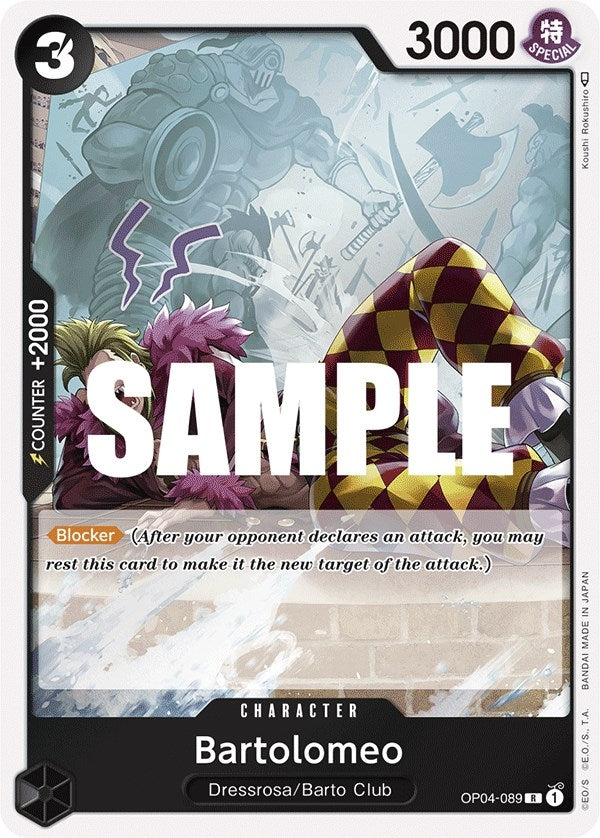Bartolomeo (4089) (OP04) - One Piece Card Game Single