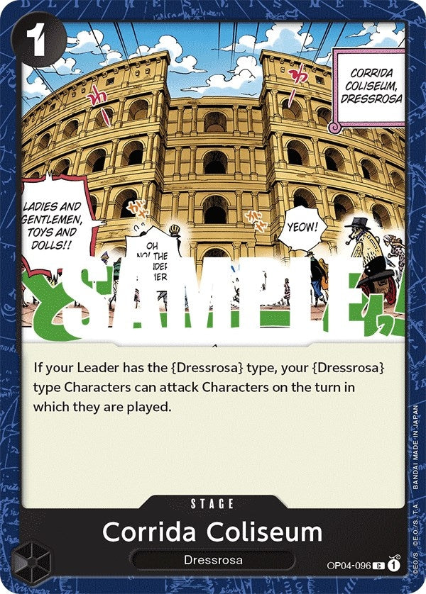 Corrida Coliseum (4096) (OP04) - One Piece Card Game Single