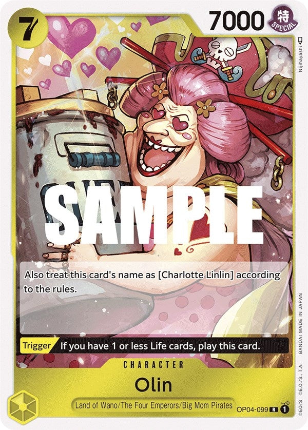 Olin (4099) (OP04) - One Piece Card Game Single