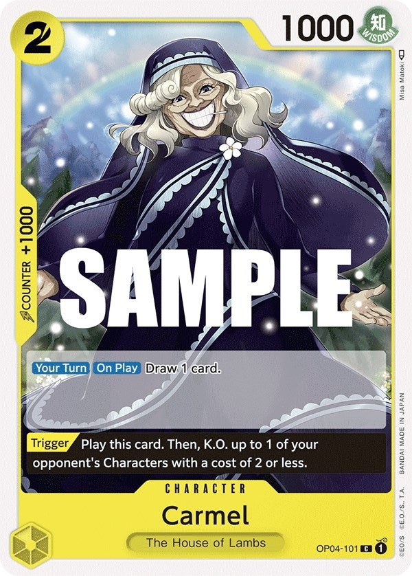 Carmel (4101) (OP04) - One Piece Card Game Single