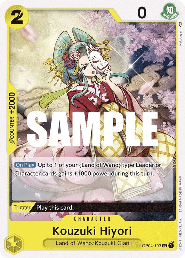 Kouzuki Hiyori (4103) (OP04) - One Piece Card Game Single