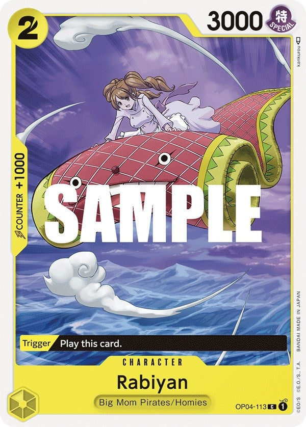 Rabiyan (4113) (OP04) - One Piece Card Game Single