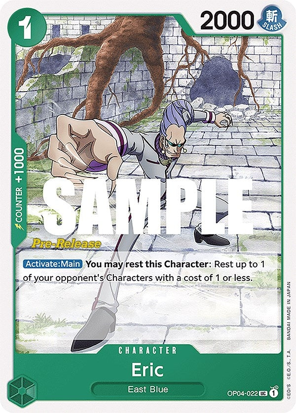 Eric (4022) (OP04 PRE) - One Piece Card Game Single